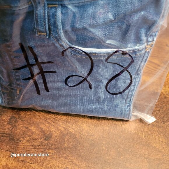 Madewell Jeans 27 Roadtripper 10" Waterford Wash M0572 Tummy Control Raw Hem - Picture 12 of 12